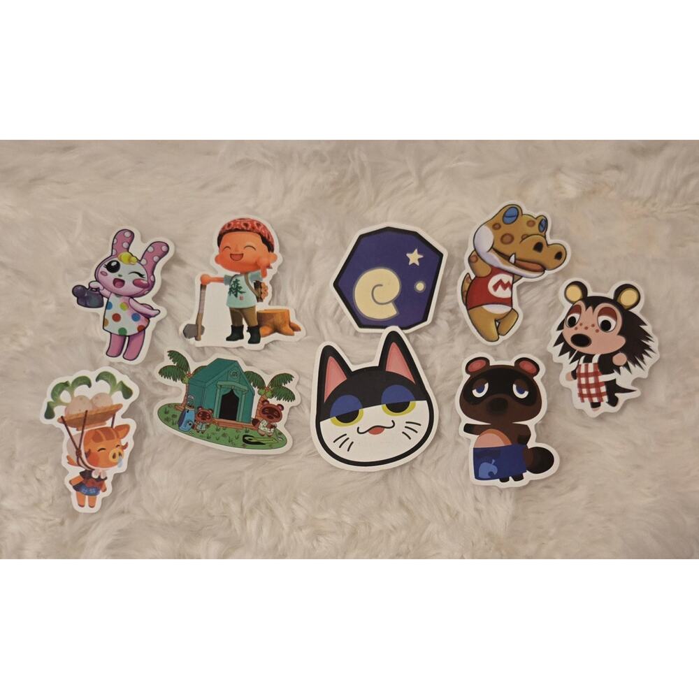 Animal Crossing Sticker Set of 9
